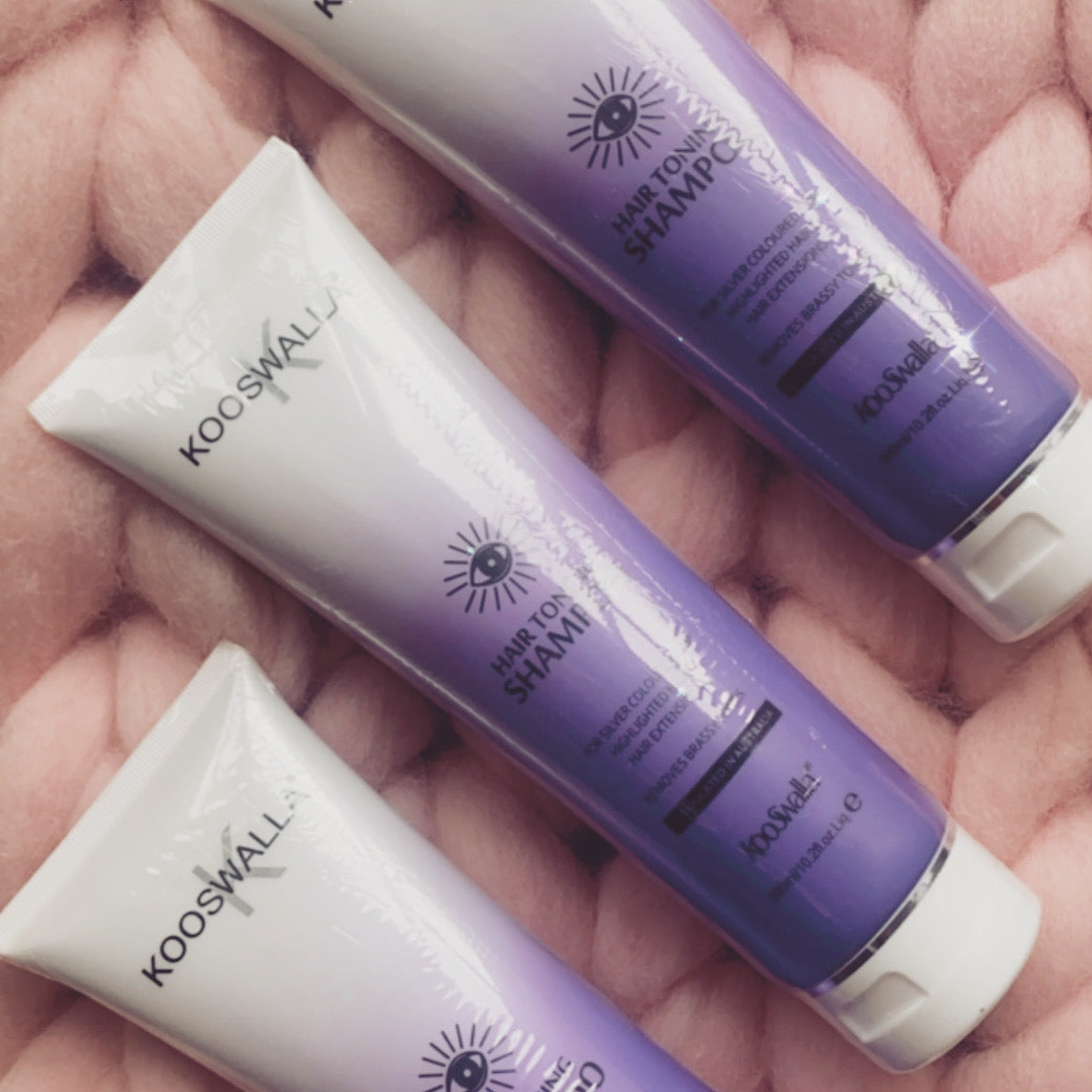 3 x Purple toning shampoo sulphate free