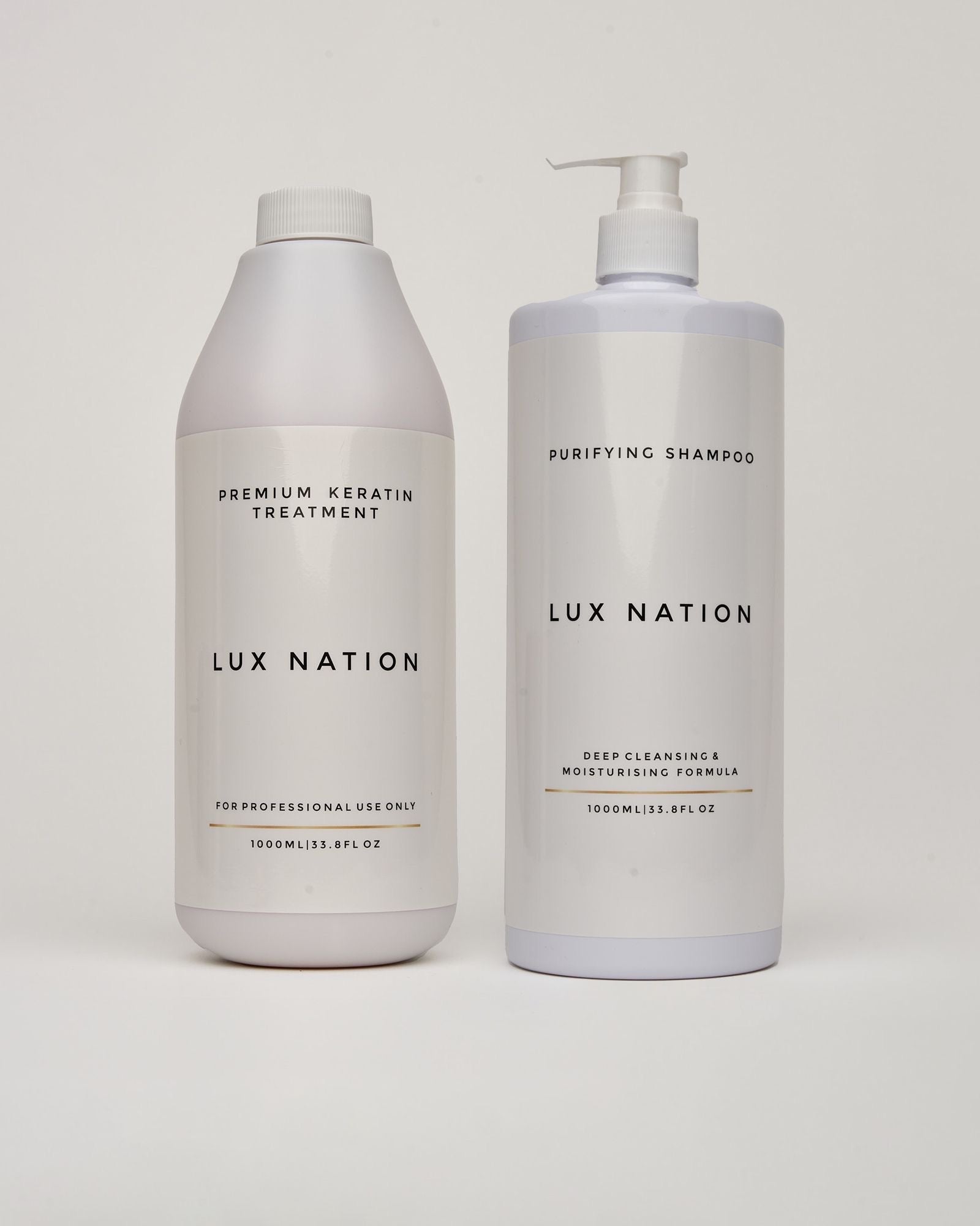 Lux Nation premium keratin + purifying shampoo