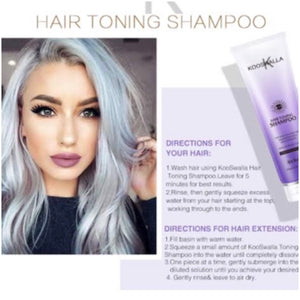 3 x Purple toning shampoo sulphate free