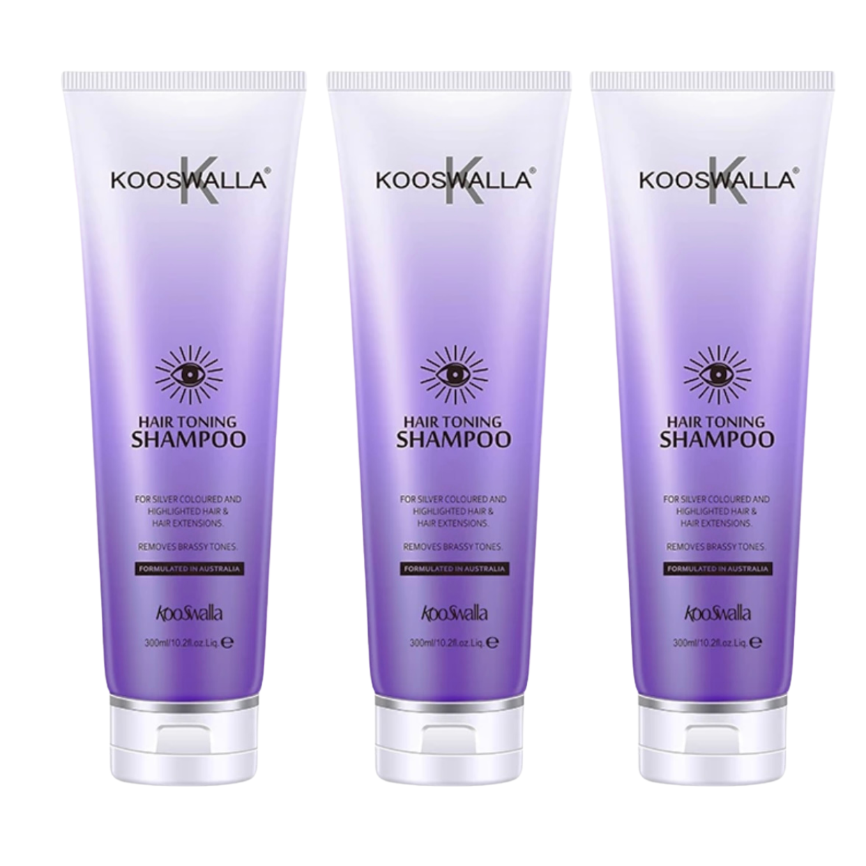 3 x Purple toning shampoo sulphate free