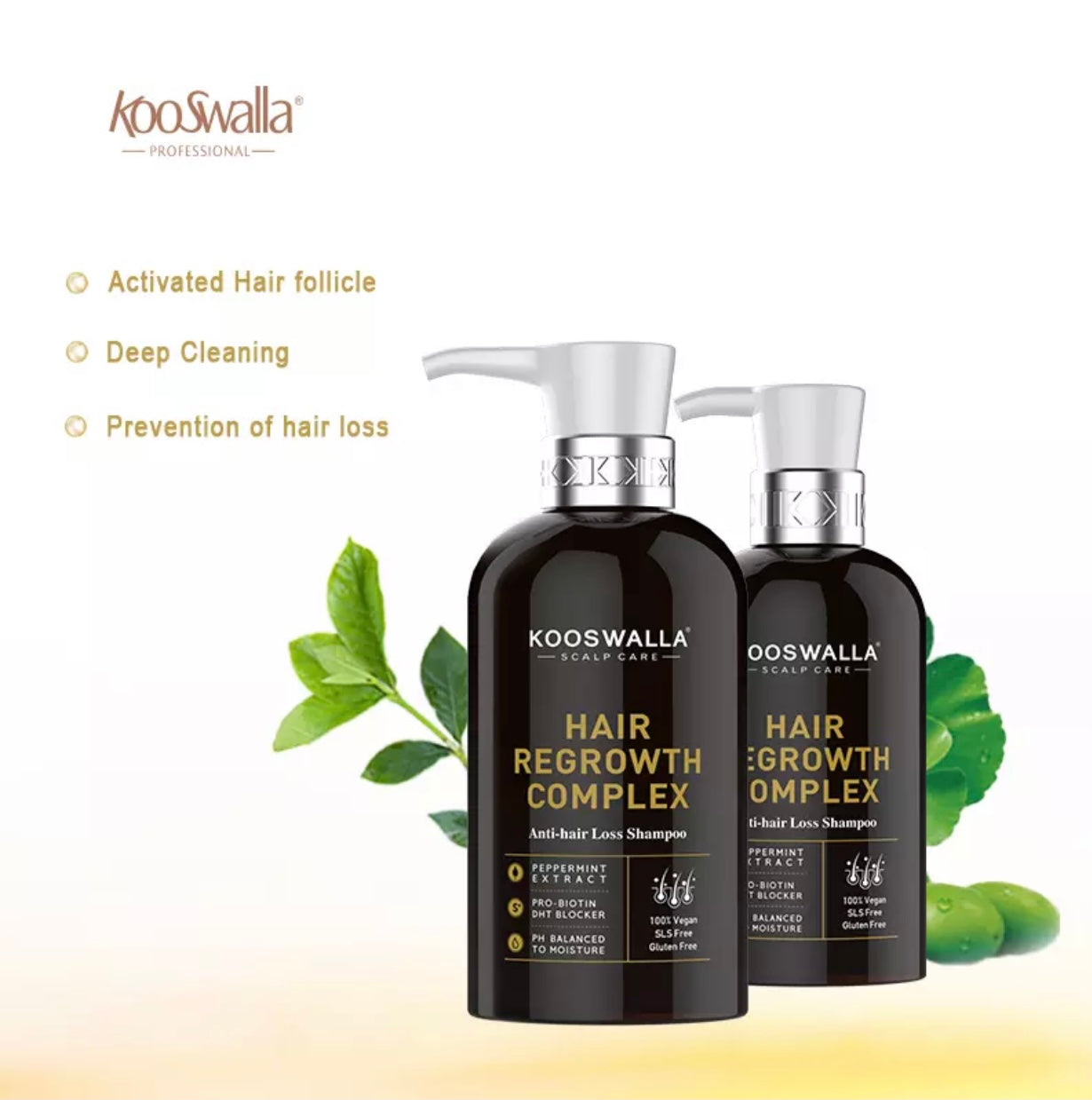 Kooswalla Regrowth Complex Shampoo Anti Hair Loss