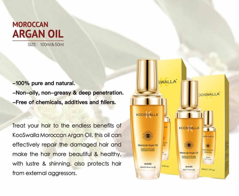 Kooswalla Moroccan Aragan Oil Serum Hair and Skin